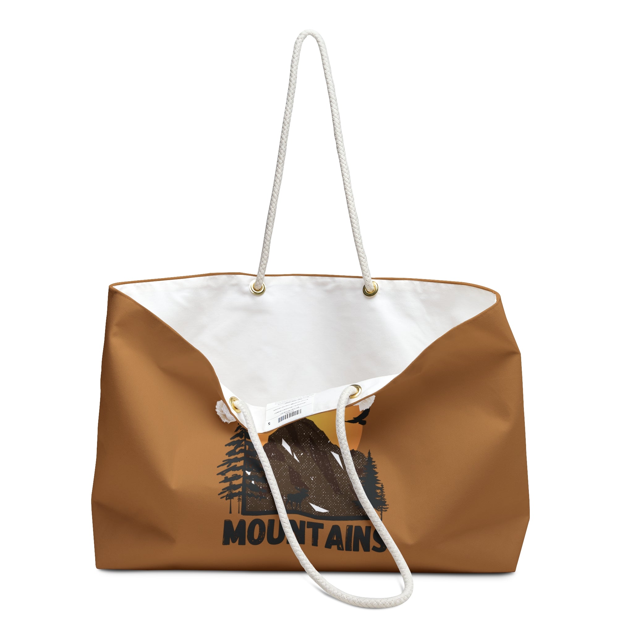 "Faith Can Move Mountains" Weekender Bag