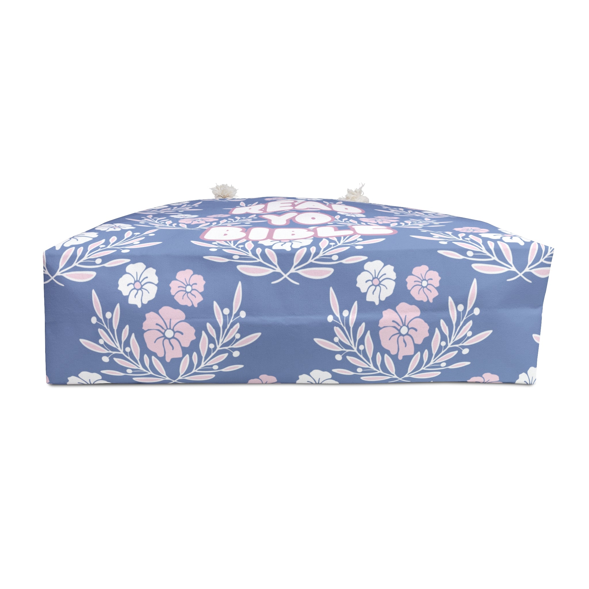 Weekender Bag — "Read Yo Bible" Floral Travel Tote