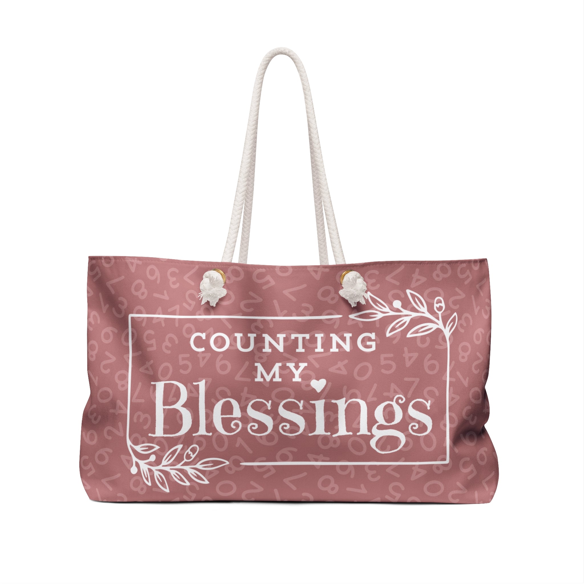 "Counting My Blessings" Weekender Bag